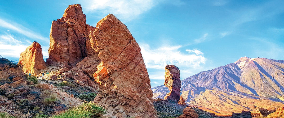 Beautiful scenery of caldera of Teide volcano